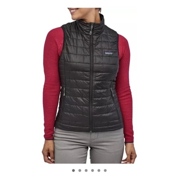 Patagonia Women’s XS Nano Puff Insulated Vest Black NWT Puffy Windproof - Picture 4 of 11